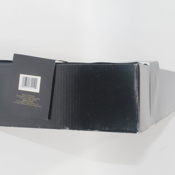 Vintage Target Box Of 21 Assorted Round Globe Gold Fine Glass Ornaments NOS - Picture 3 of 7